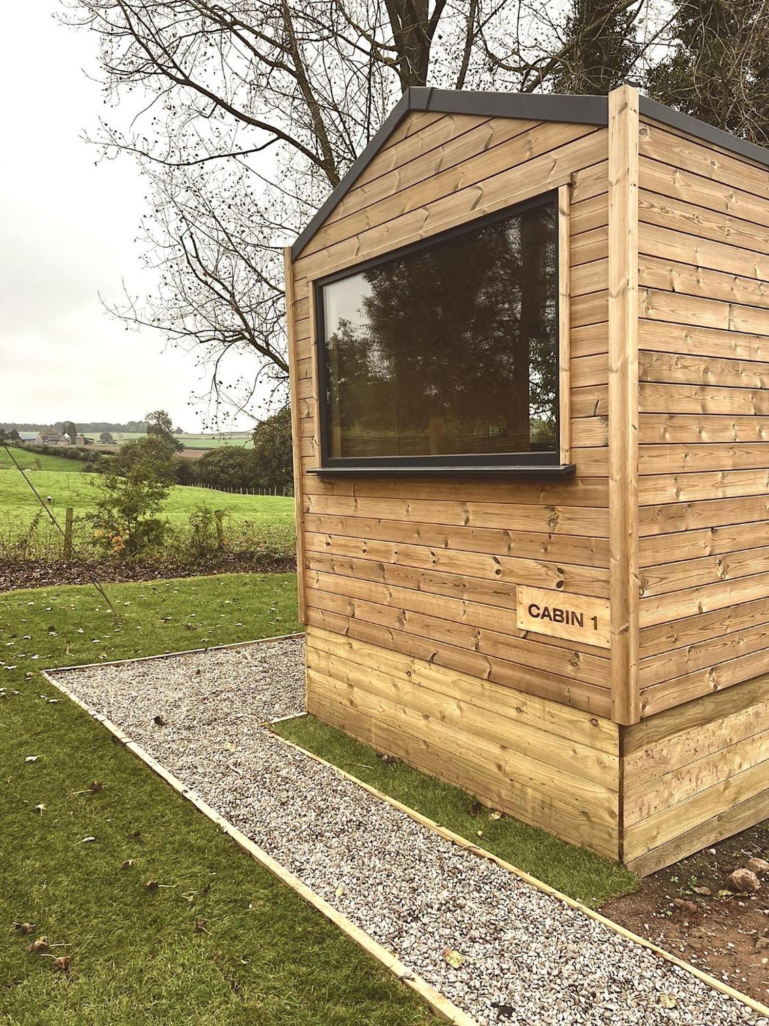 Beautiful Cabins In Herefordshire Countryside Exterior foto